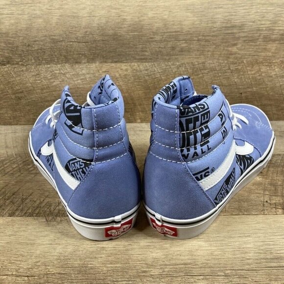 VANS Sk8-Hi Logo Mix Lavender Luster Shoes Sneakers Mens 10 Womens 11.5 NEW - Picture 5 of 9